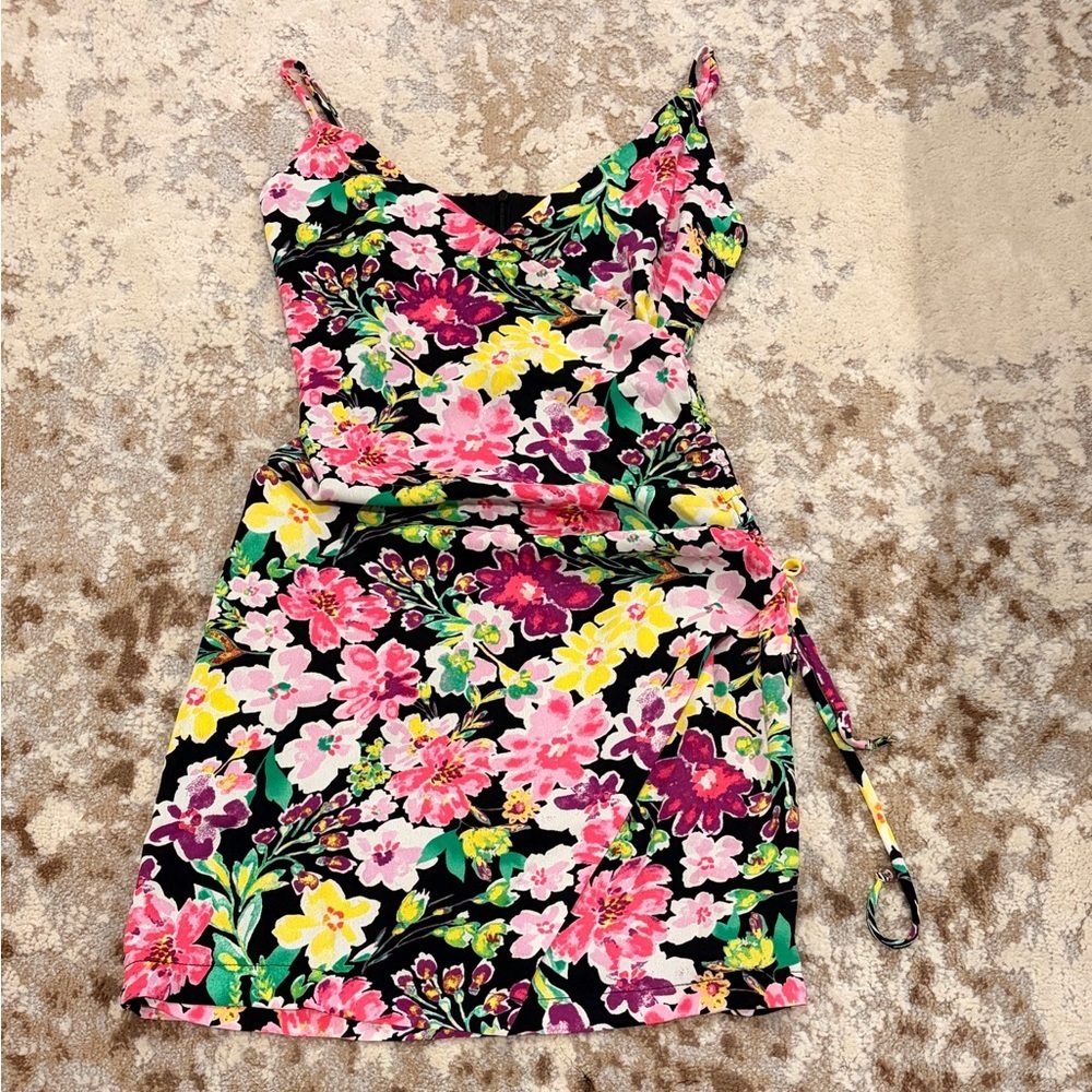 Vibrant Floral Mini Dress